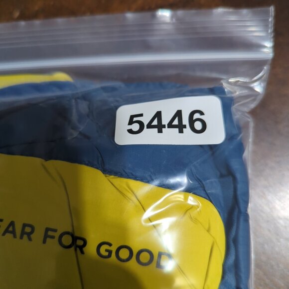 Cotopaxi Fuego Down Vest Men's L Blue Striped Nylon Full Zip Jacket Outdoors - Picture 13 of 13